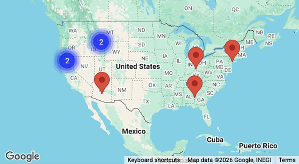 FINALE trial site locations